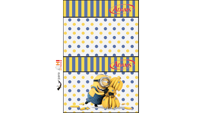 Free Printable Adams Candy Bar Labels for a Minions, the Movie.