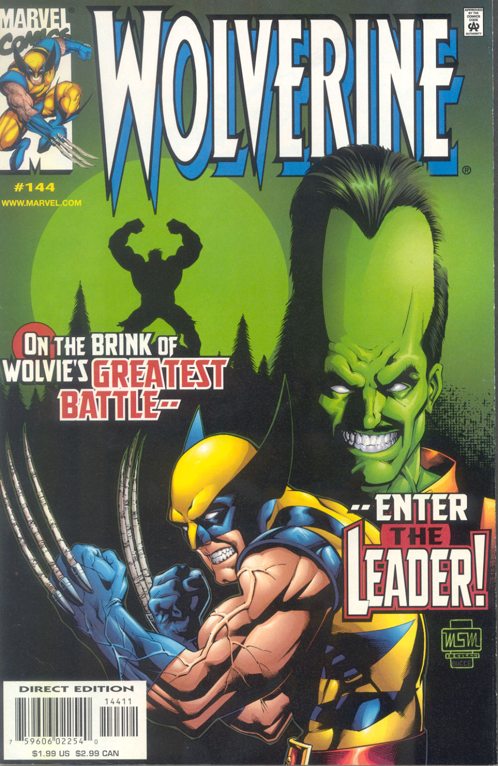 Read online Wolverine (1988) comic -  Issue #144 - 1