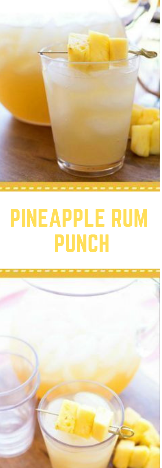 Pineapple Rum Punch #drink #delicious