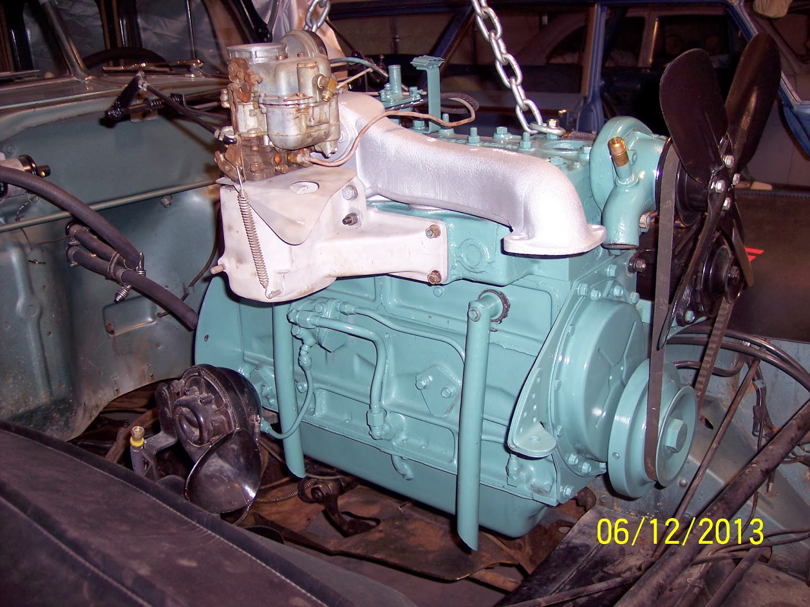 1947 Hudson gets new engine