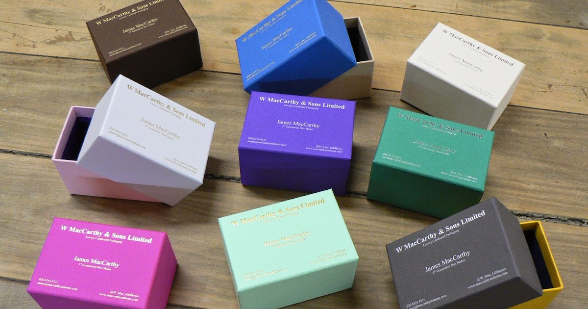business card packaging