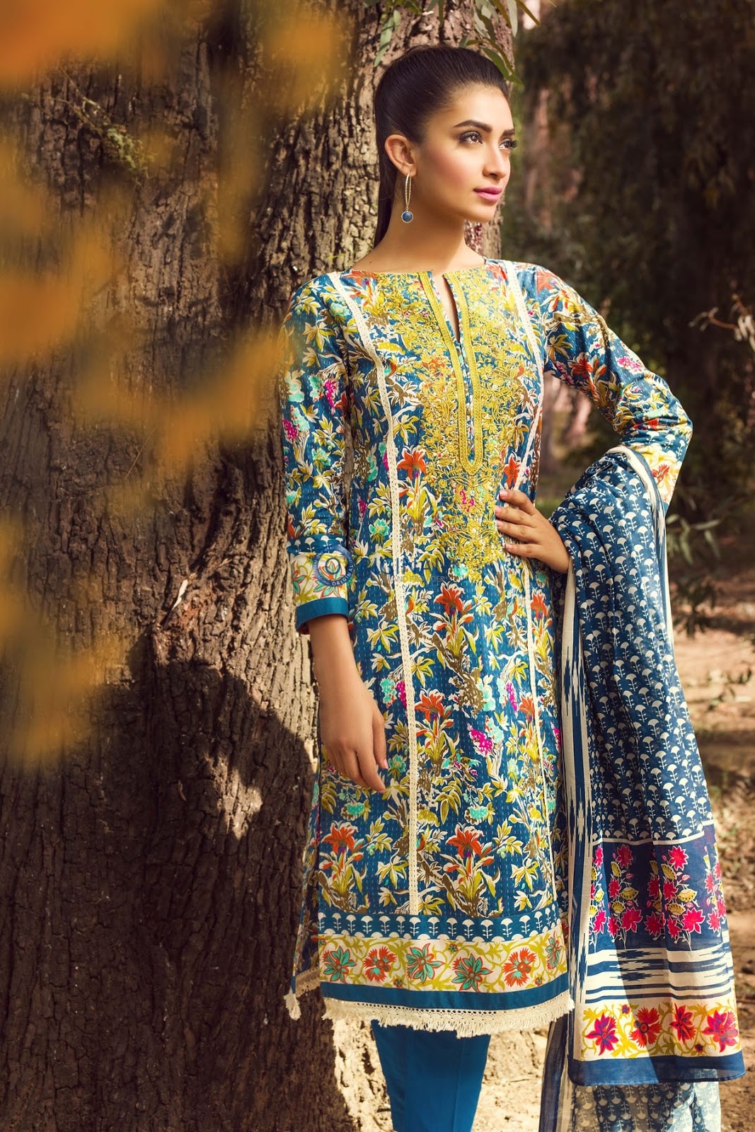 Pakistani Suits Wholesaler Delhi India Ready Khaadi Lawn Embroidered