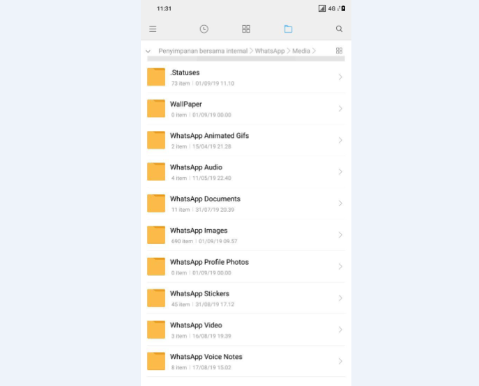 cara hapus file sampah tersembunyi di whatsapp cara hapus file sampah tersembunyi di whatsapp