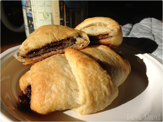 Chocolate Almond Butter Croissant Recipe with Picture Tutorial #Foodie #Breakfast #Yummy