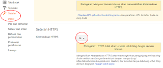  mengumumkan bahwa untuk saat ini blog dengan sub domain blogspot Tips Memaksimalkan Penggunaan Fitur HTTPS Blogspot