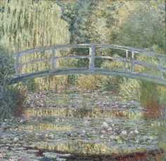 Claude Monet, Le bassin aux nymphéas, harmonie verte, 1899. Jardín en Giverny