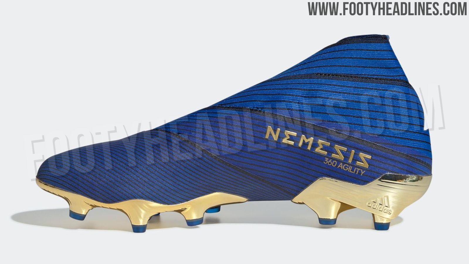 Classy Blue & Gold Adidas Nemeziz 19 'Inner Boots Released - Footy Headlines