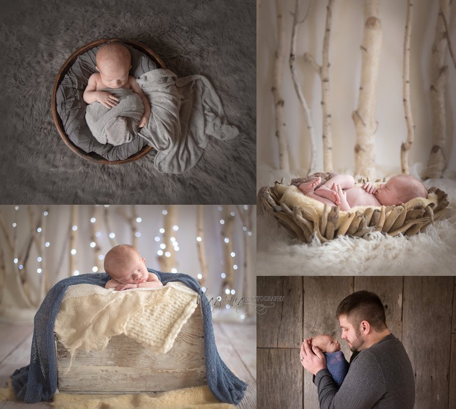Newborn Baby Boy Professional photos near DeKalb Sycamore IL 