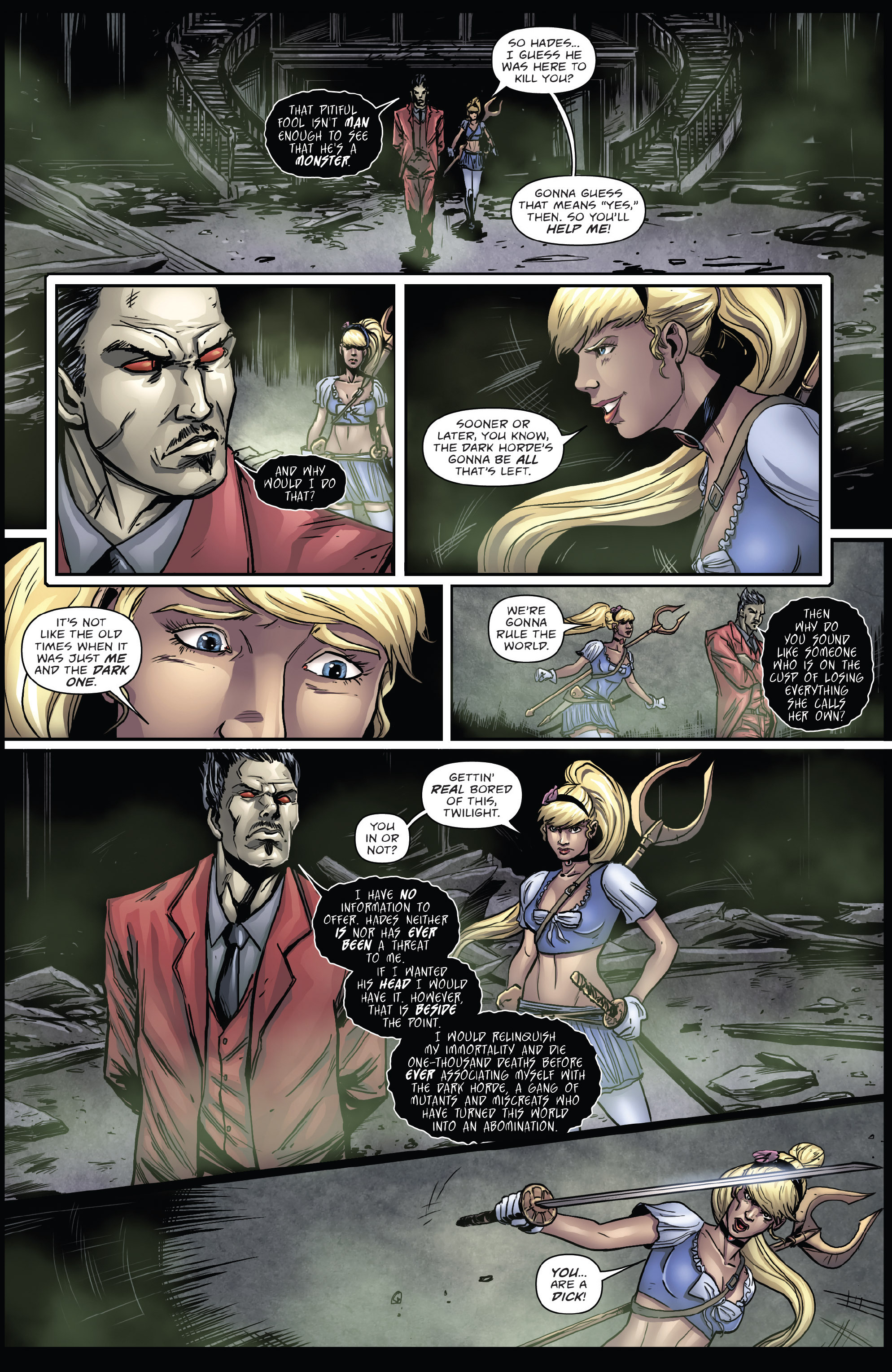 Read online Grimm Fairy Tales presents White Queen: Age of Darkness comic -  Issue # _TPB (Part 2) - 10