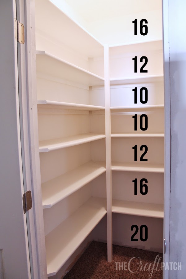 How To Build Pantry Shelving, Pantry Storage Dimensions
