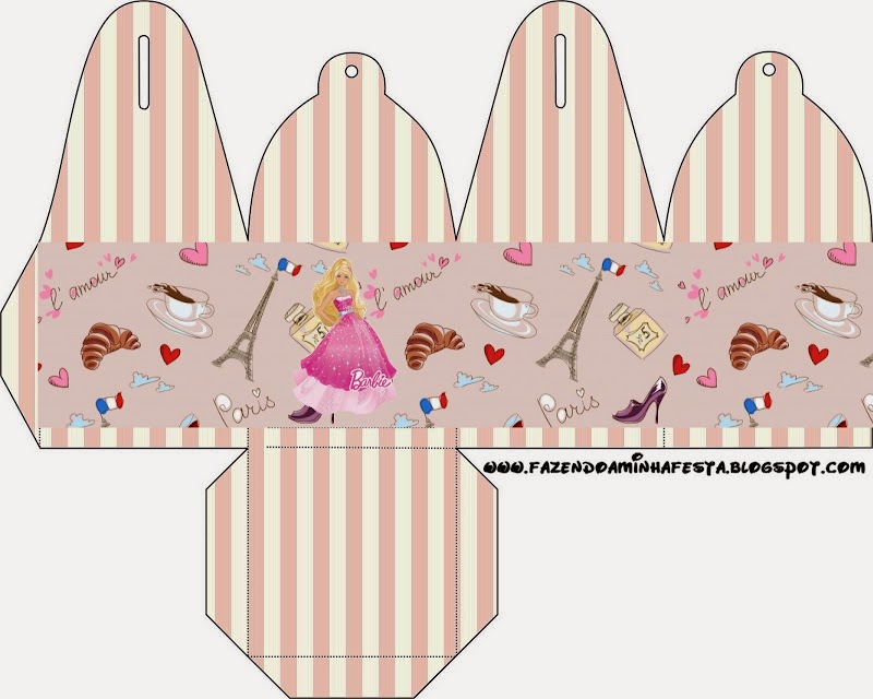 Barbie Magic and Fashion Free Printable Boxes. Oh My Fiesta! in english