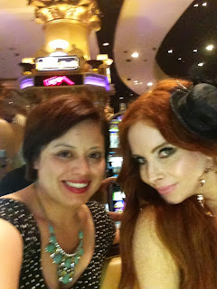 Actress Phoebe Price and editor-in-chief Lesley Garcia