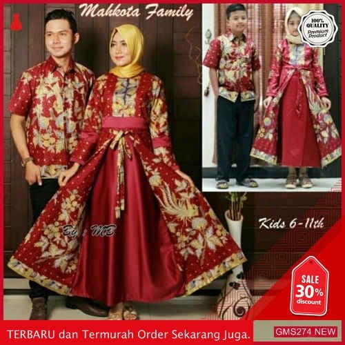 GMS274 BTKSS274B62 Batik Couple Keluarga Batik Pasangan Dropship SK1947994866