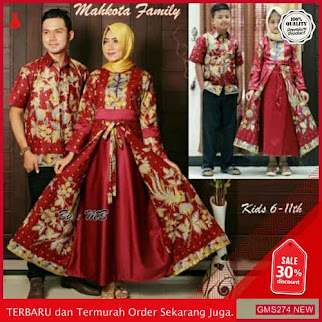 GMS274 BTKSS274B62 Batik Couple Keluarga Batik Pasangan Dropship SK1947994866