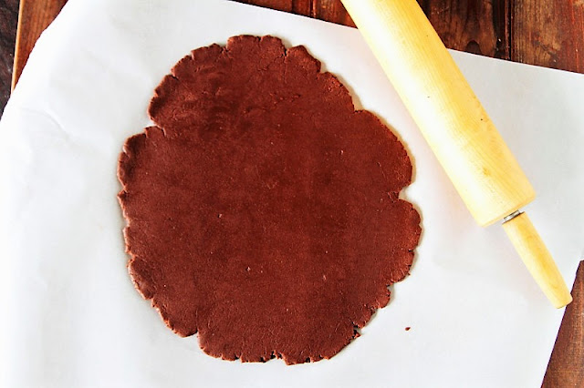 Rolling Out Dough to Make Homemade Thin Mints Image