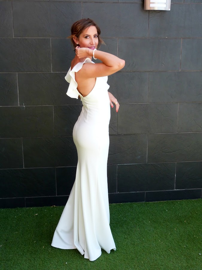 Fitness And Chicness-Top Queens Bridal White Maxidress-7