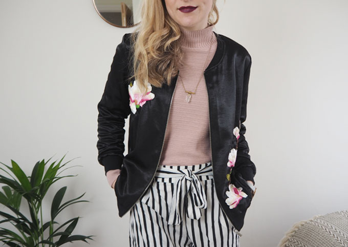 DIY | Embroidered Bomber Jacket Tutorial - Made Up Style