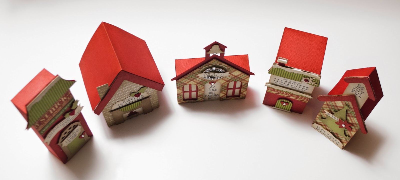 Dimensions santa reindeer sleigh moon christmas stocking cross stitch Q's Creative Card Making Kits: Q's Creative Class: Christmas Village