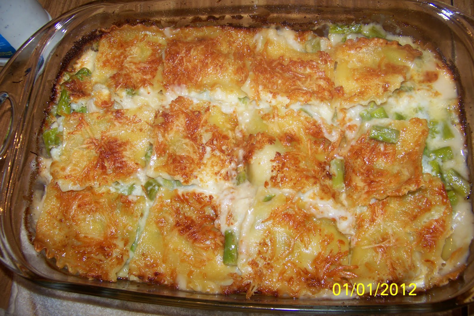 Connor's Cooking Chicken Asparagus Lasagna and the SRC