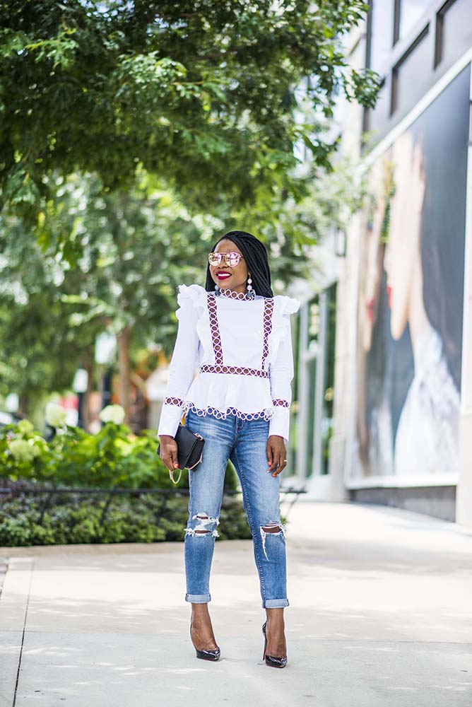 Styling the girlfriend jeans - Titi's Passion