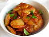 Gigantes Simmered in a Garlicky Tomato Sauce (Fassoulia)