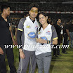 Ritesh Deshmukh and Genelia D'Souza at CCL match