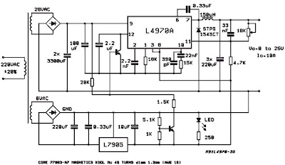 Adjustable switching power supply