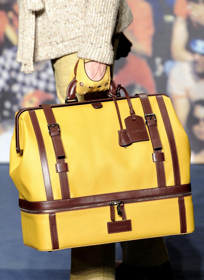 Fashion & Lifestyle: Trussardi Bags Fall 2012 Menswear