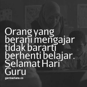 Gambar Kata dan Animasi Keren Ucapan Hari Guru