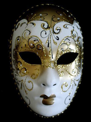 Volto decor aria Venetian Mask - Swarovski Limited Edition