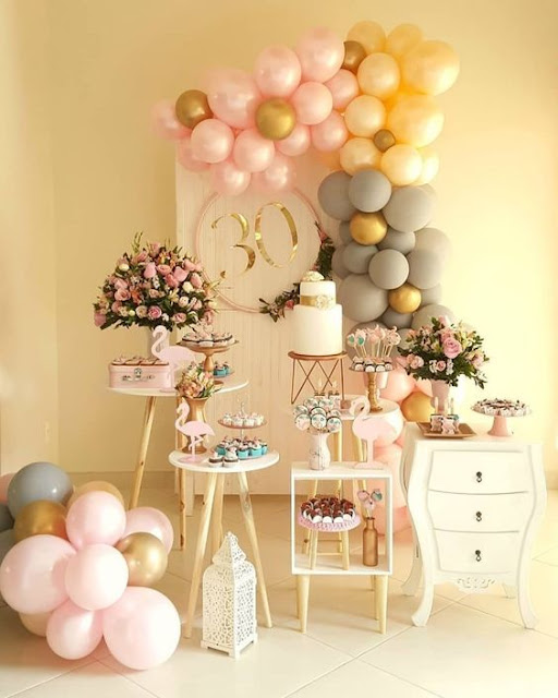 Imagem via: Pinterest Tendência para decoração de festa 2019