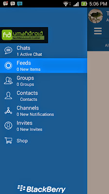 Download BBM Mod Simple Blue v4