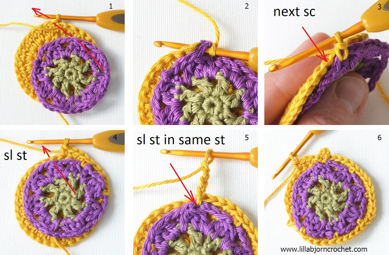 African Mandala Necklace - free pattern by Lilla Bjorn Crochet