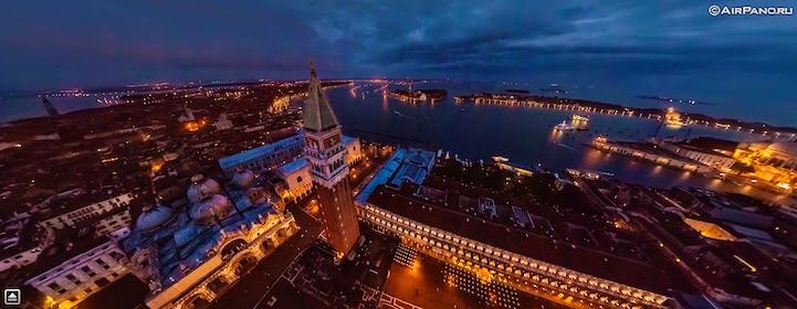Venice, Italy - 12 Incredible 360° Aerial Panoramas of Cities Around the World