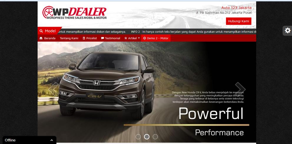 Template Dealer Mobil Motor Template Dealer Mobil Motor