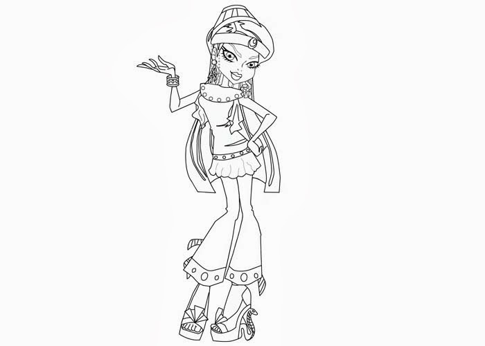 Free Coloring Pages And Coloring Books For Kids Monster High