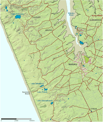 Waiuku Map Tourism City