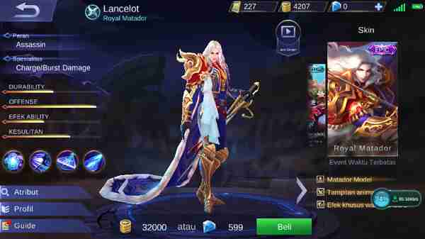  Kali ini saya akan membahas satria Lancelot dalam game yang paling terkenal di Indonesia Build Lancelot Terbaik, Pasti Bisa Praktis Savage