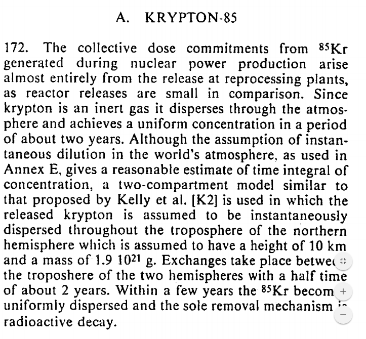 Radioactive Krypton 85 Gas Released By All Nuclear Power Stations And