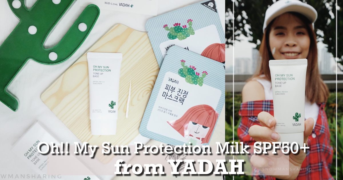 YADAH Oh My Sun Protection Tone Up Base Sunscreen SPF 50+ PA ...
