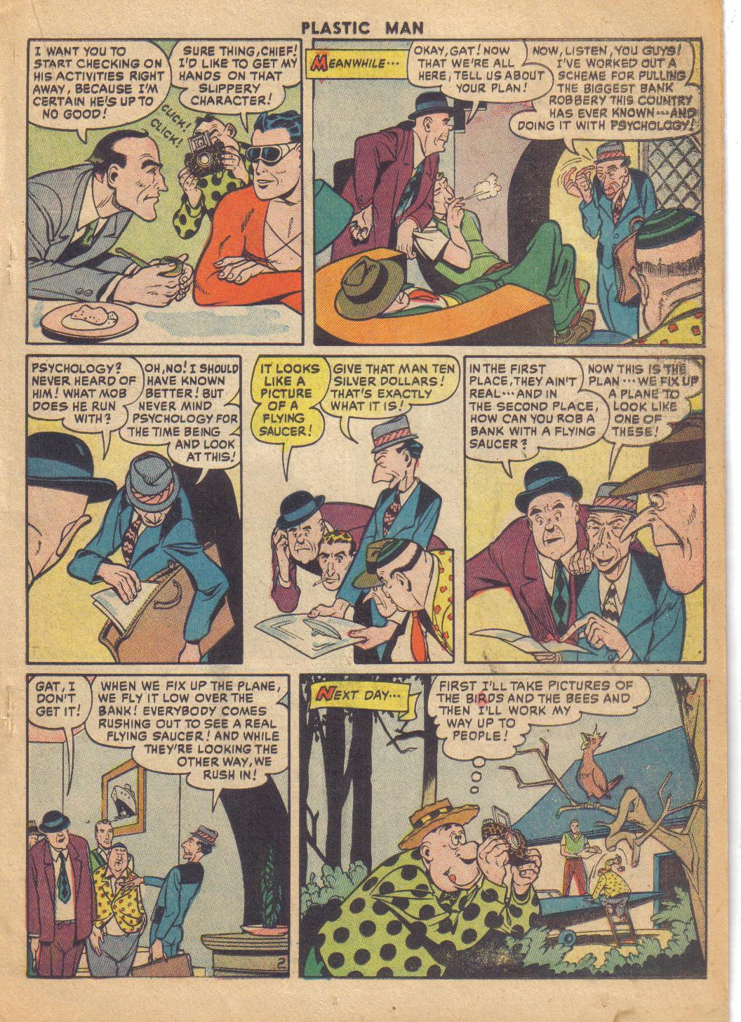 Read online Plastic Man (1943) comic -  Issue #50 - 19