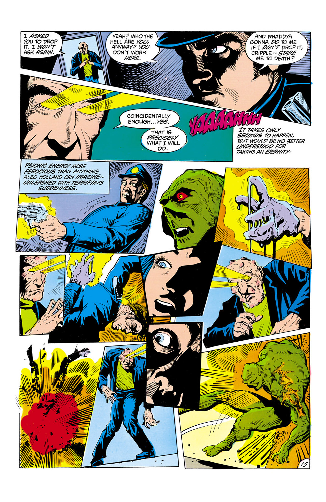 Read online Swamp Thing (1982) comic -  Issue #9 - 16