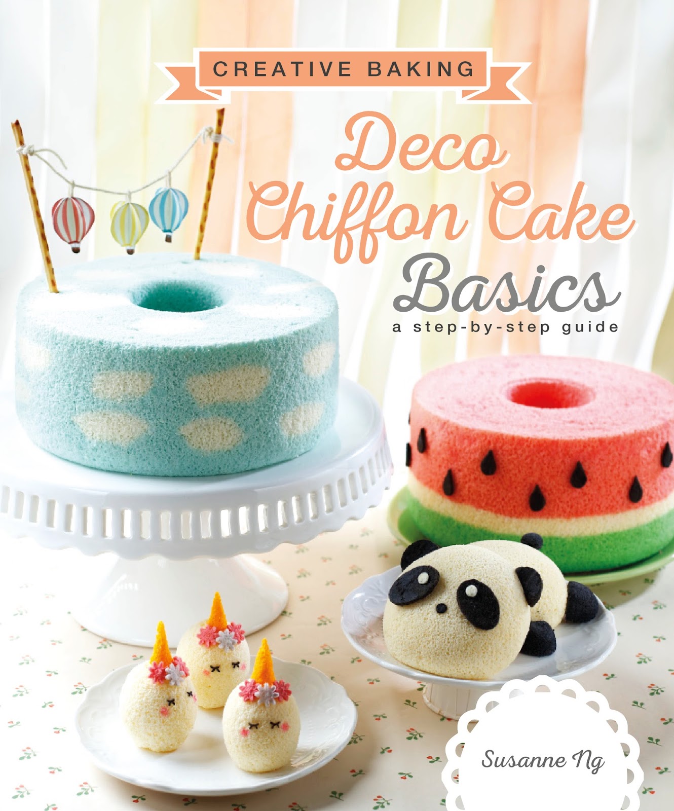 Loving Creations for You: 3D Panda Chiffon Cake (Video Tutorial and In-game  baking)!
