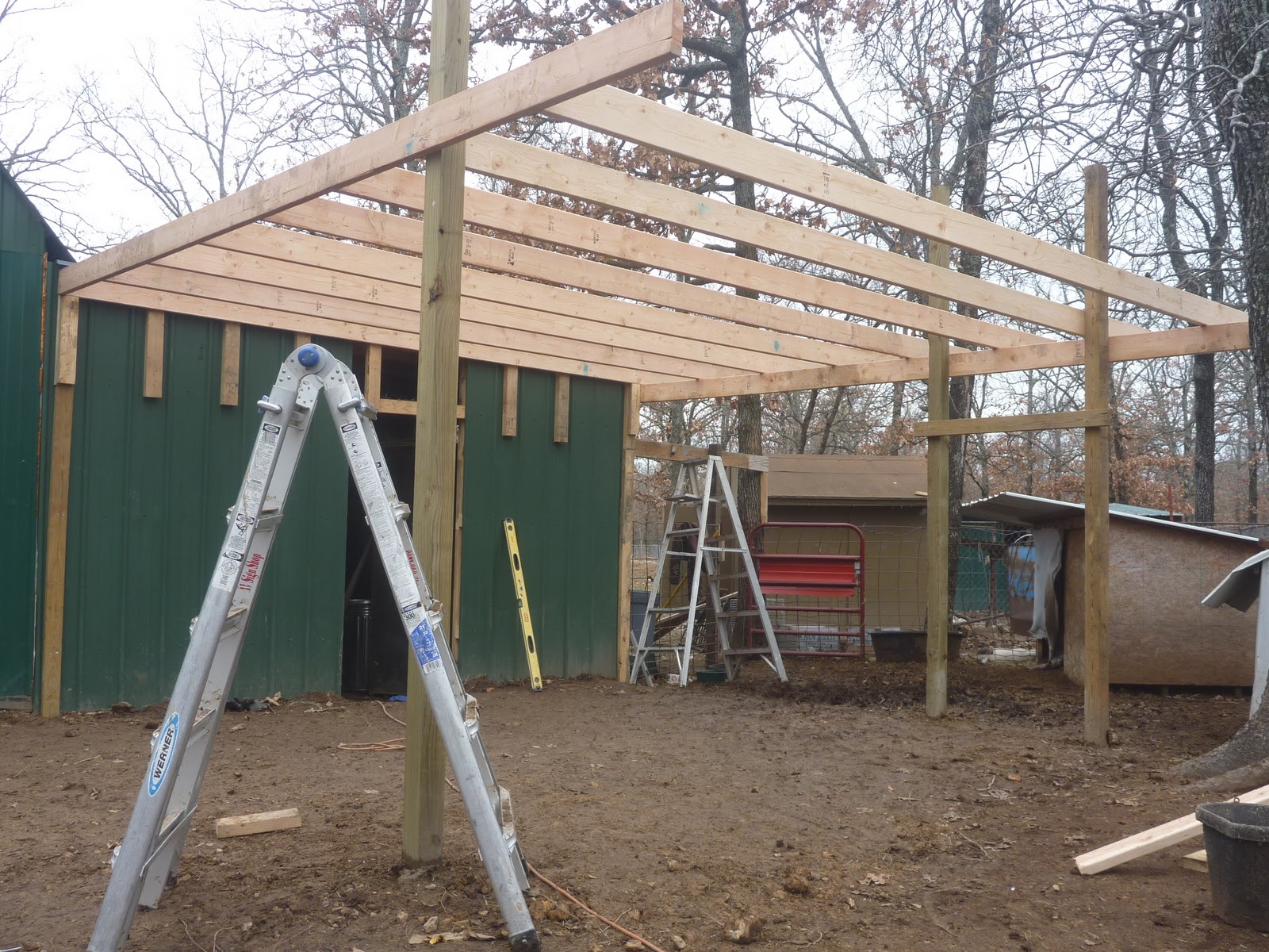 seven acre ranch: part 2 of building a loafing shed