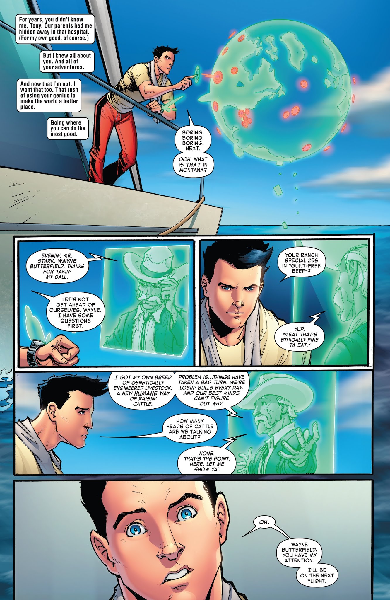 Read online Tony Stark: Iron Man comic -  Issue #5 - 6