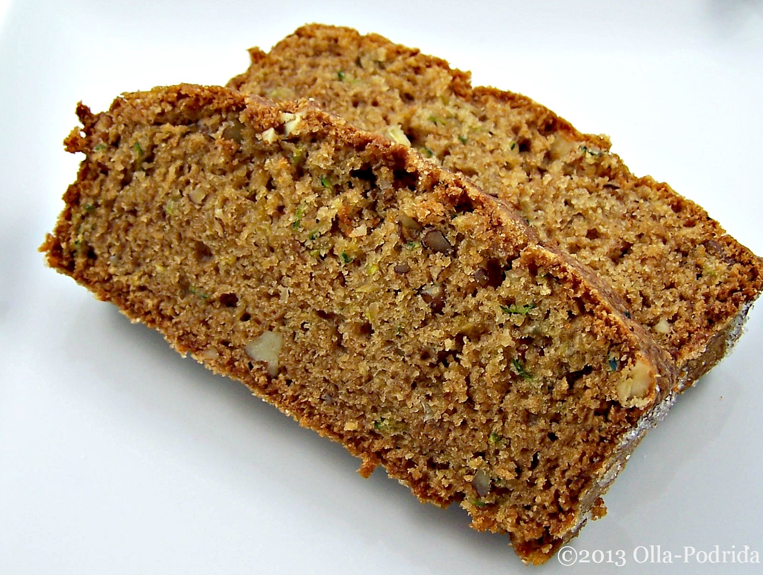 OllaPodrida Brown Sugar Zucchini Bread