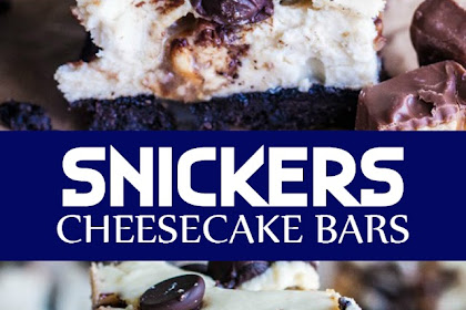 SNICKERS CHEESECAKE BARS