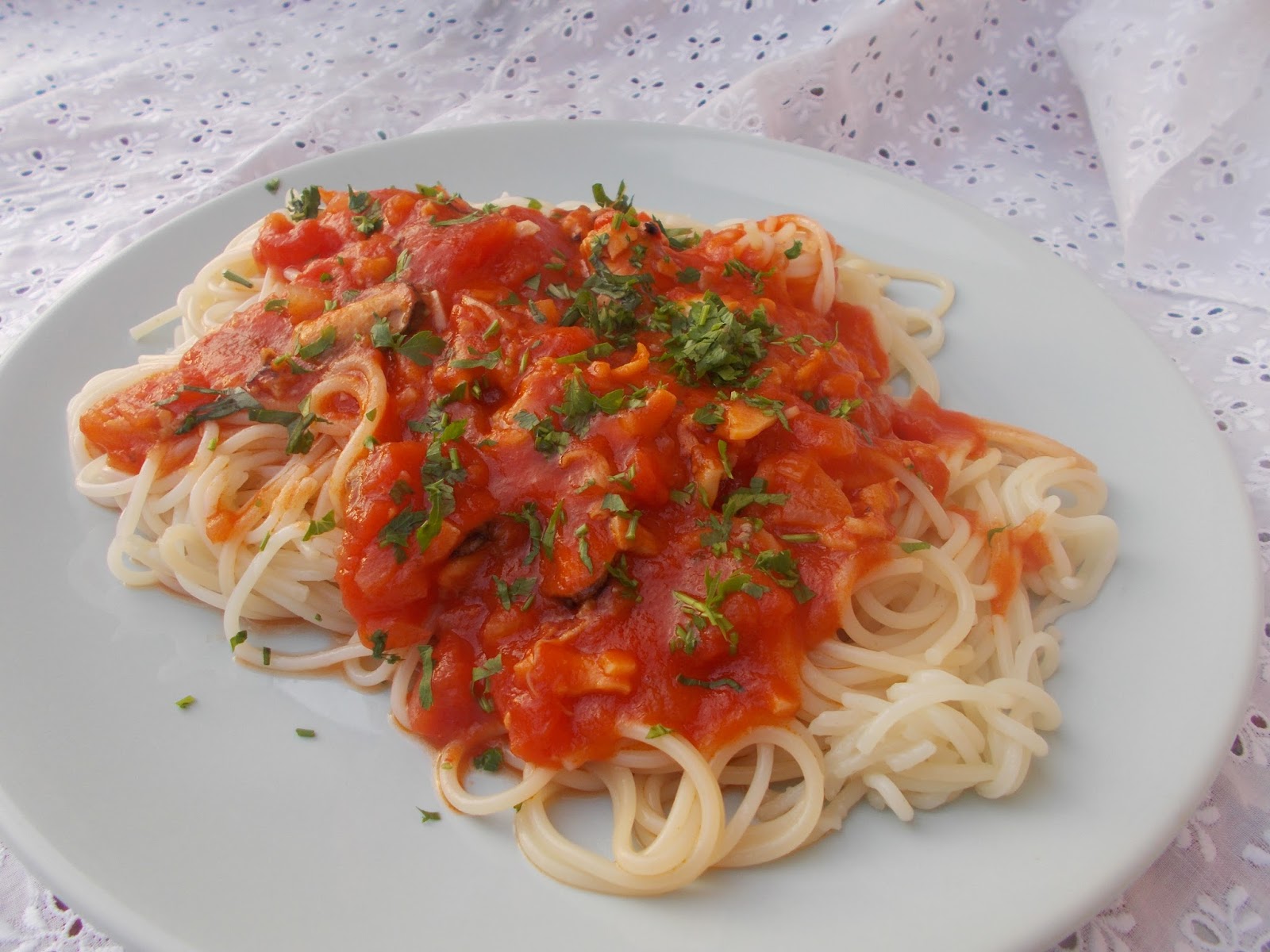 Spaghetti cu fructe de mare