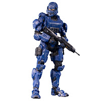 Blue Spartan Halo Figure