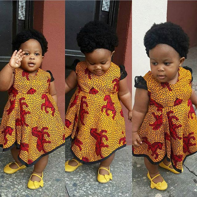 cute ankara styles for babies & toddlers (21)